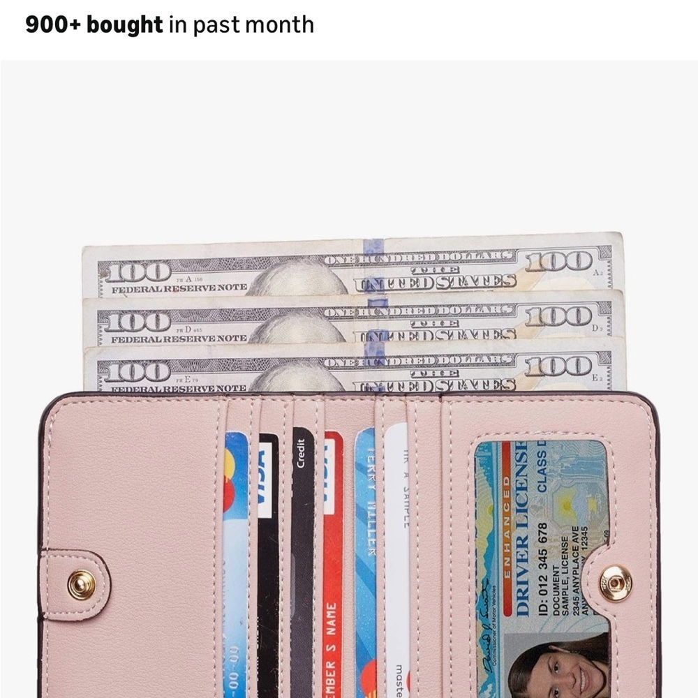 Elegant Pink Key & Card Holder - Picture 2 of 4
